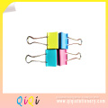 32mm small long color Binder Clip in PVC tub